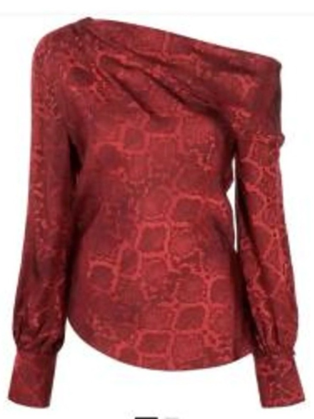 SIMKHAI Alice Python Print Blouse - Picture 5 of 5